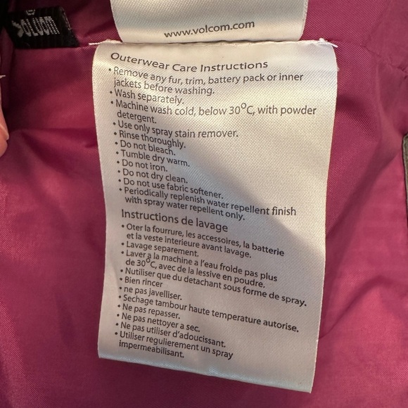 Volcom Size 2XL Stone Falling Down Ski Snowboard Jacket Green Camo Zip Snap Hood - Picture 8 of 11